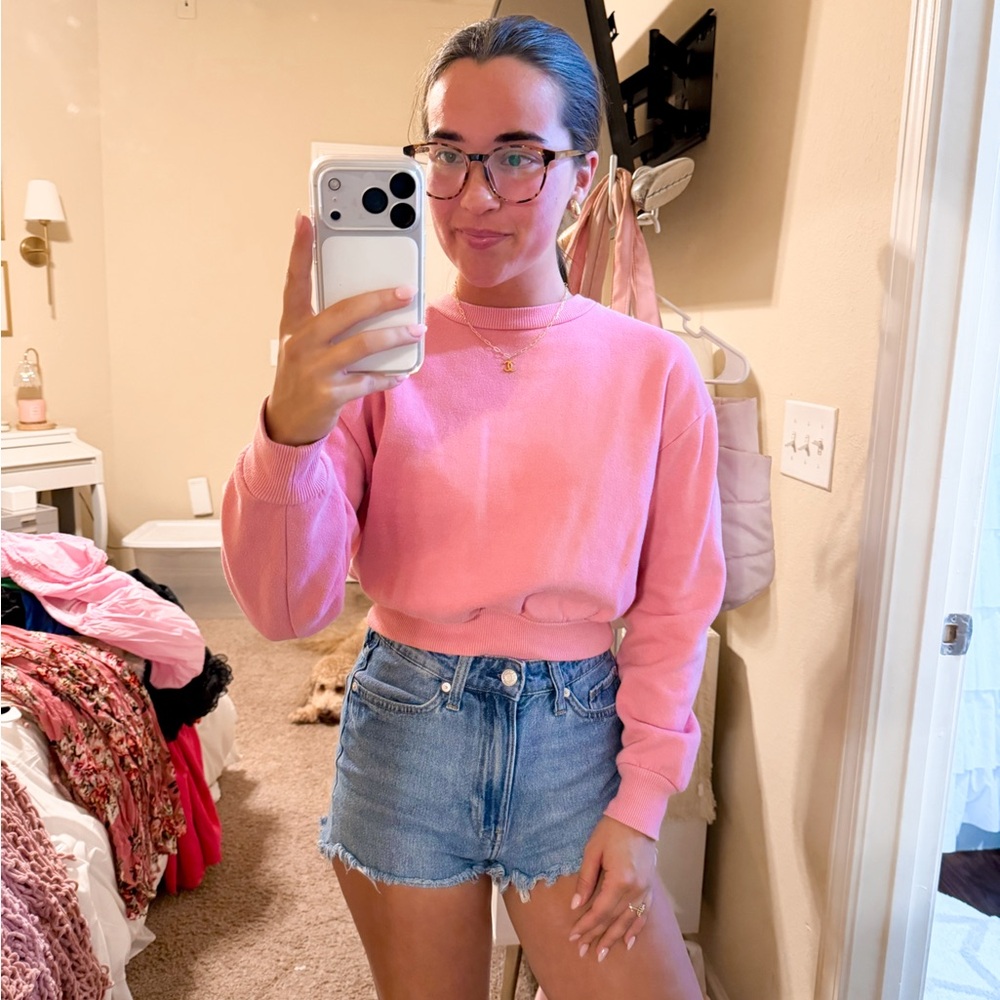 Wild Fable Pink Women's Sweatshirt